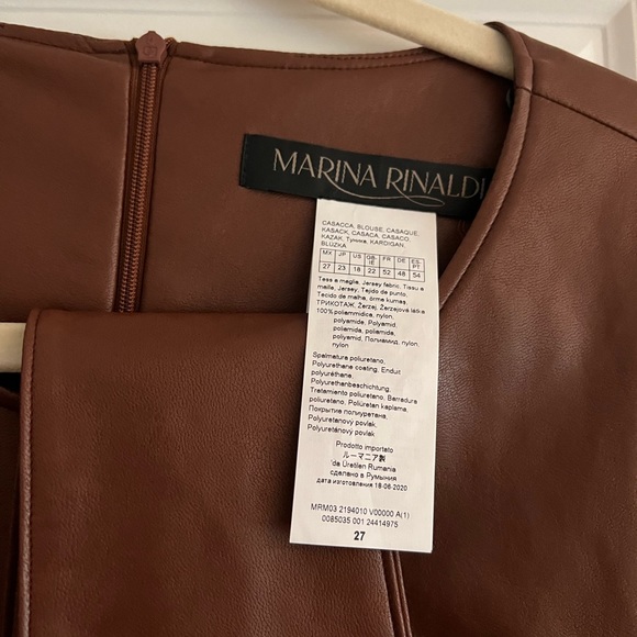 Brand new Marina Rinaldi leather dress - Picture 3 of 3